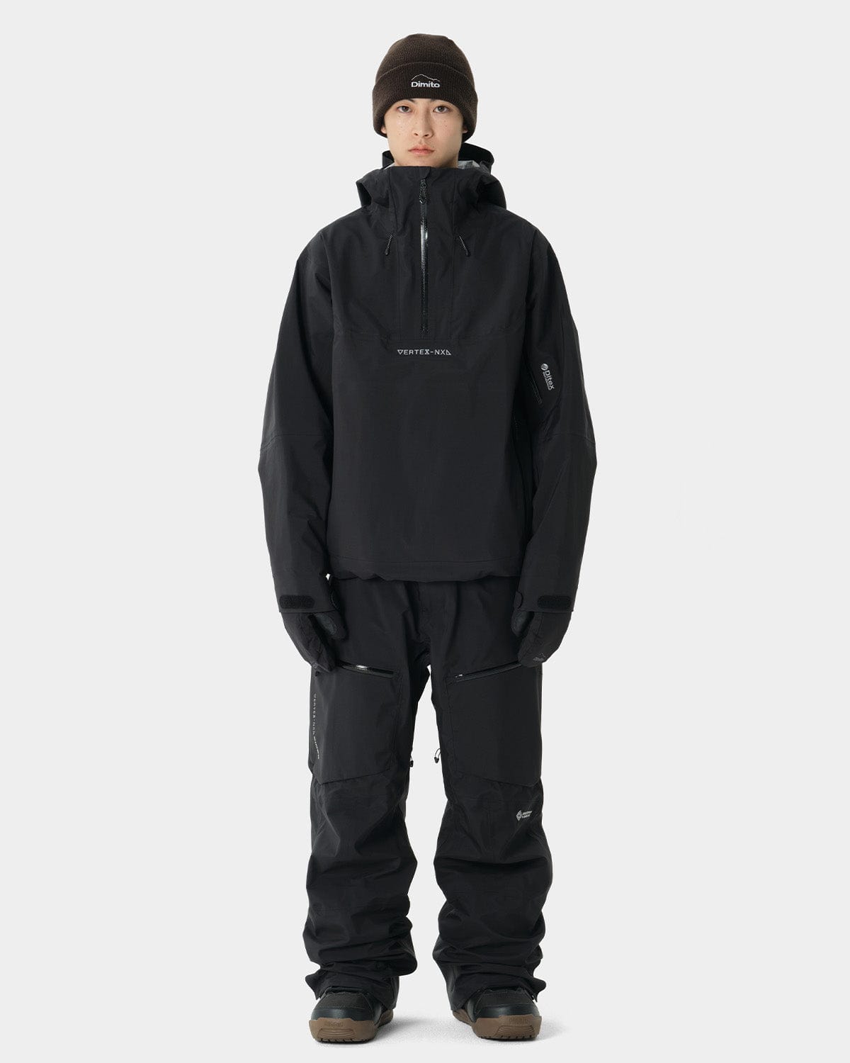 VERT VTX 3L ANORAK JACKET BLACK