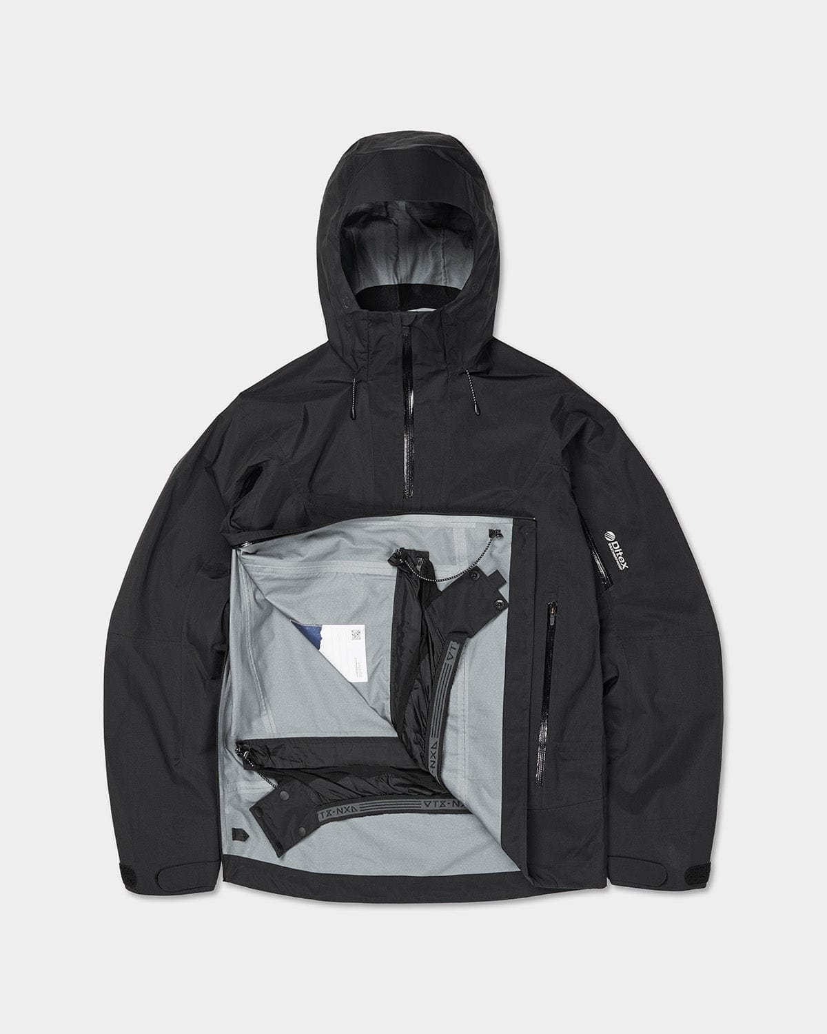 VERT VTX 3L ANORAK JACKET BLACK