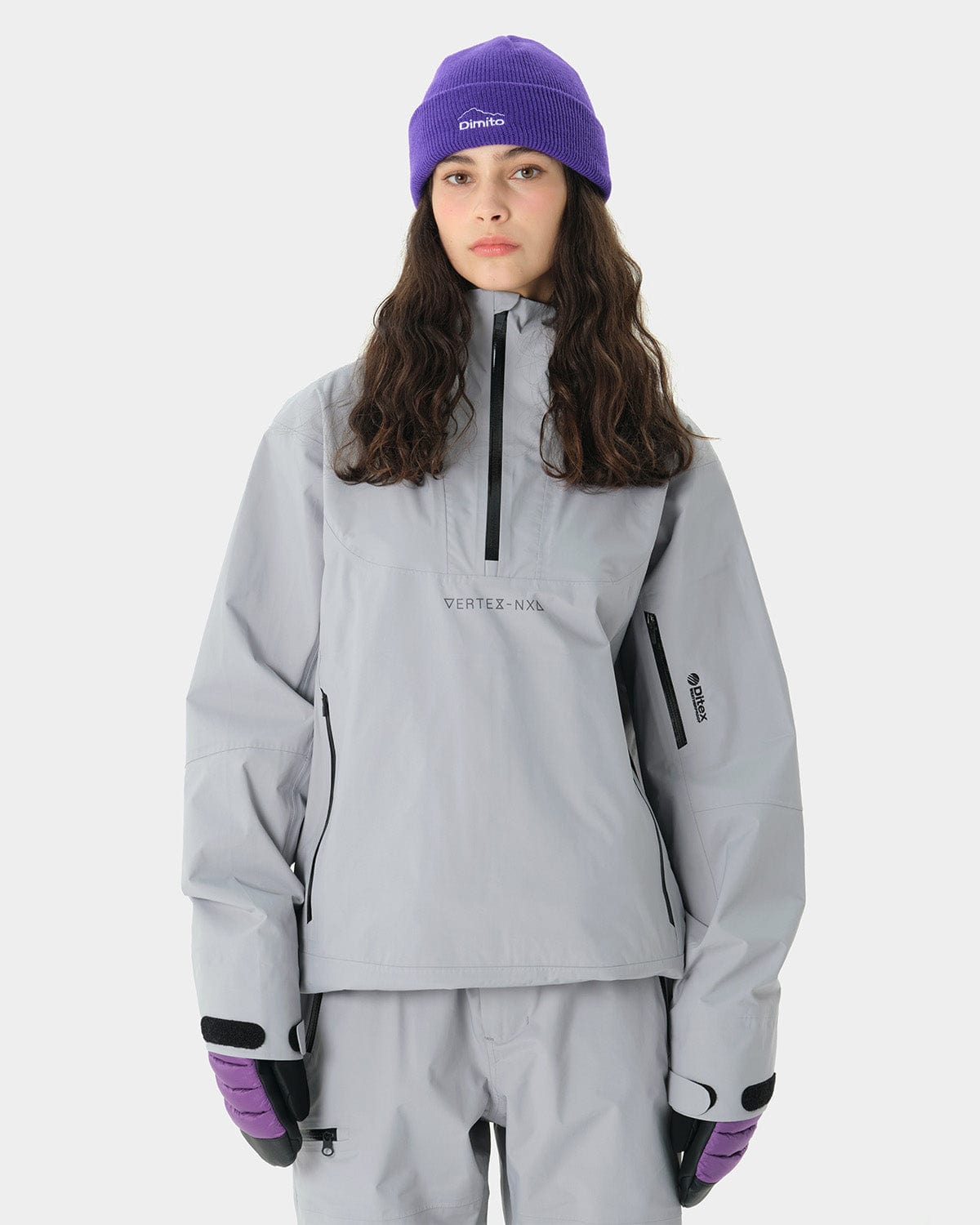 VERT VTX 3L ANORAK JACKET GREY