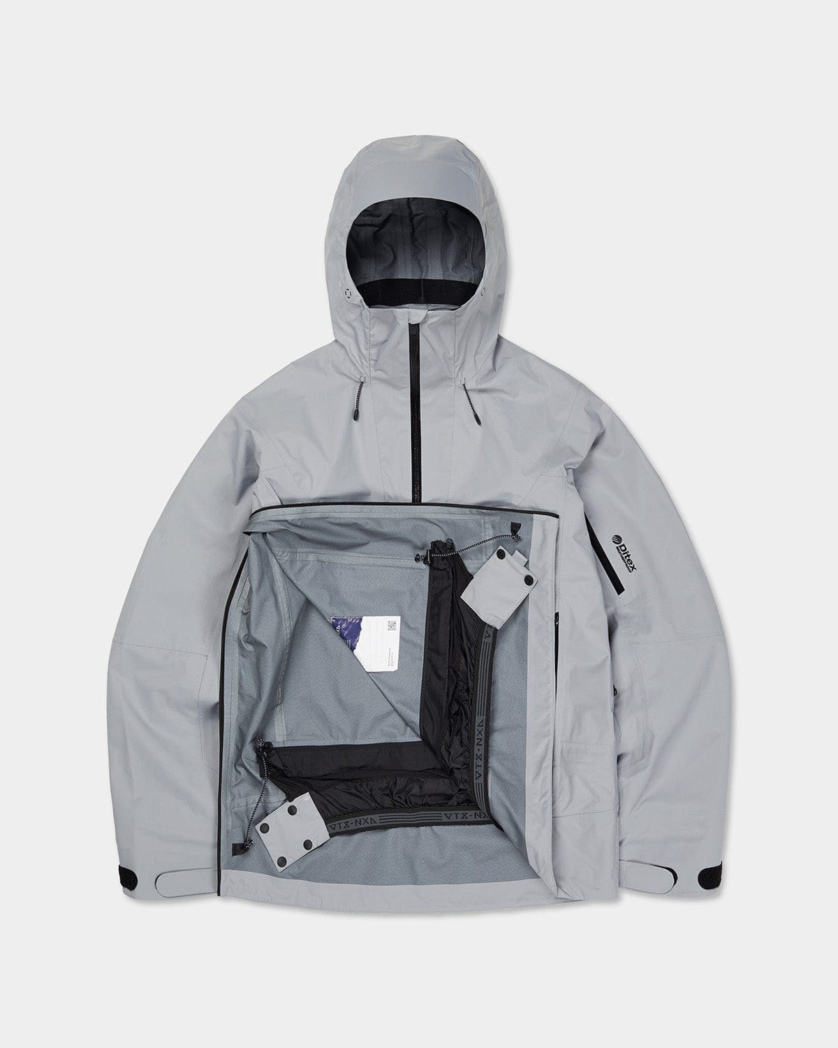 VERT VTX 3L ANORAK JACKET GREY