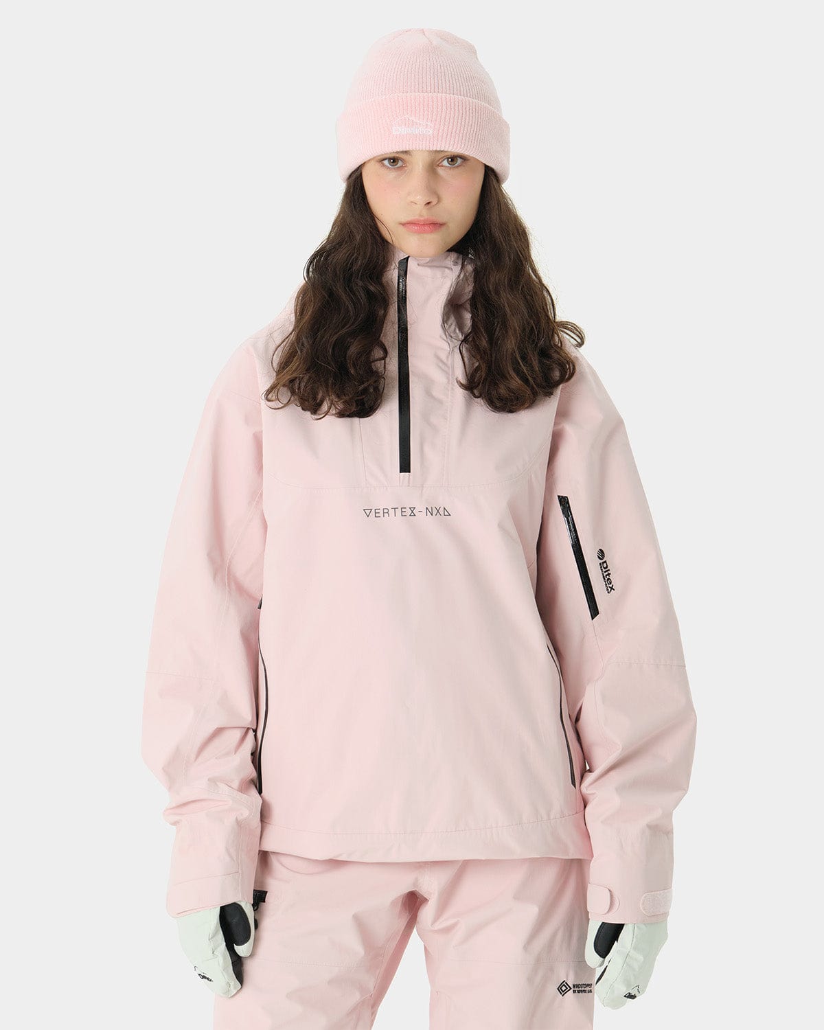 VERT VTX 3L ANORAK JACKET LIGHT PINK