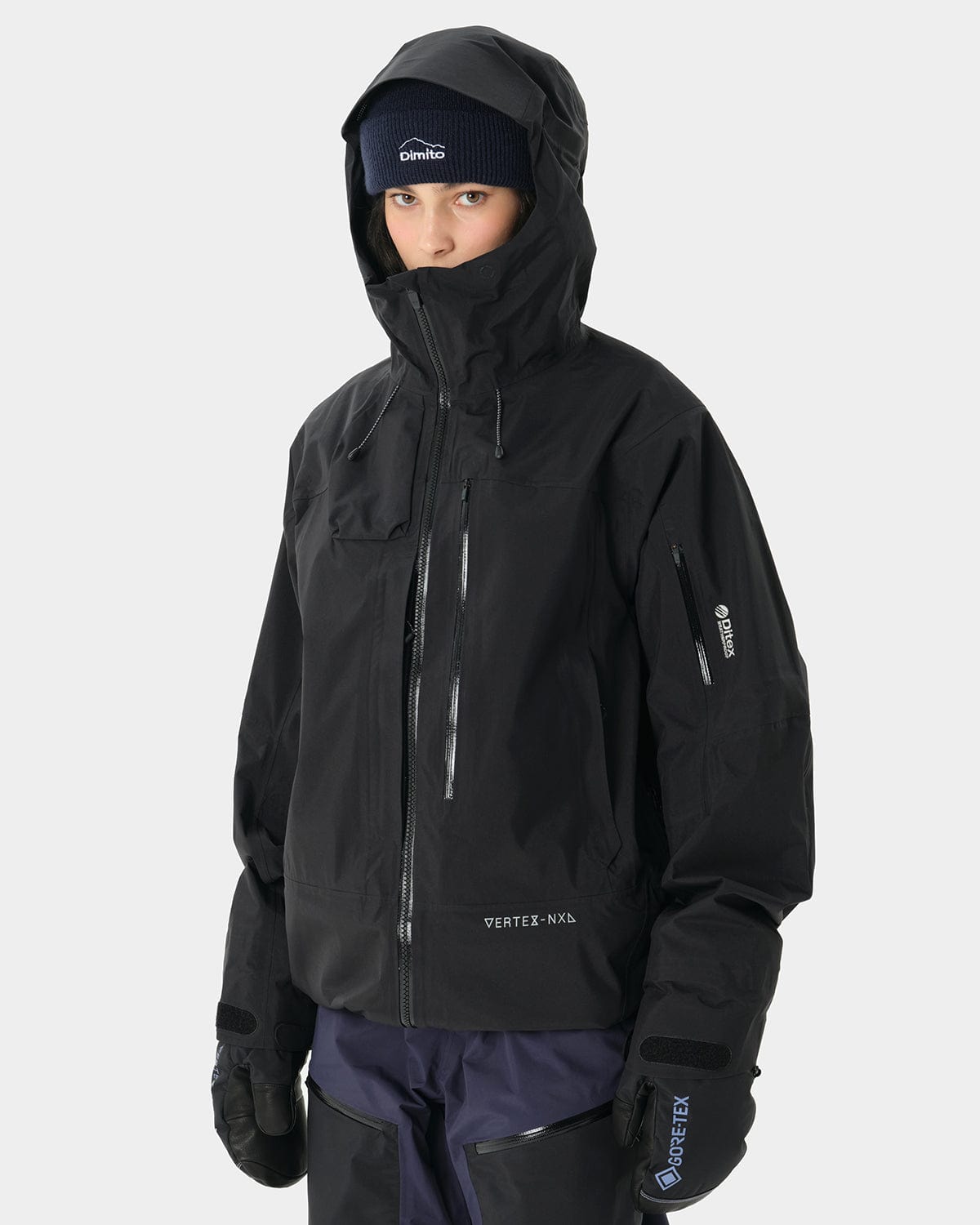 VERT VTX 3L JACKET BLACK