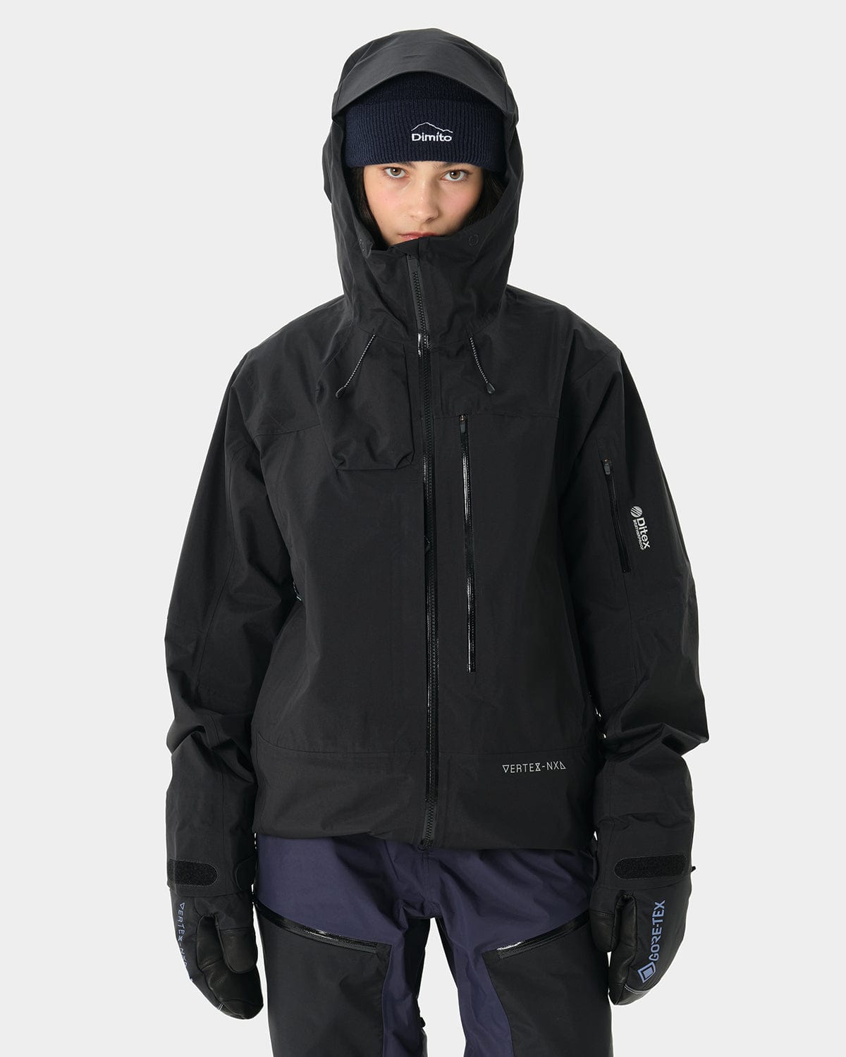 VERT VTX 3L JACKET BLACK