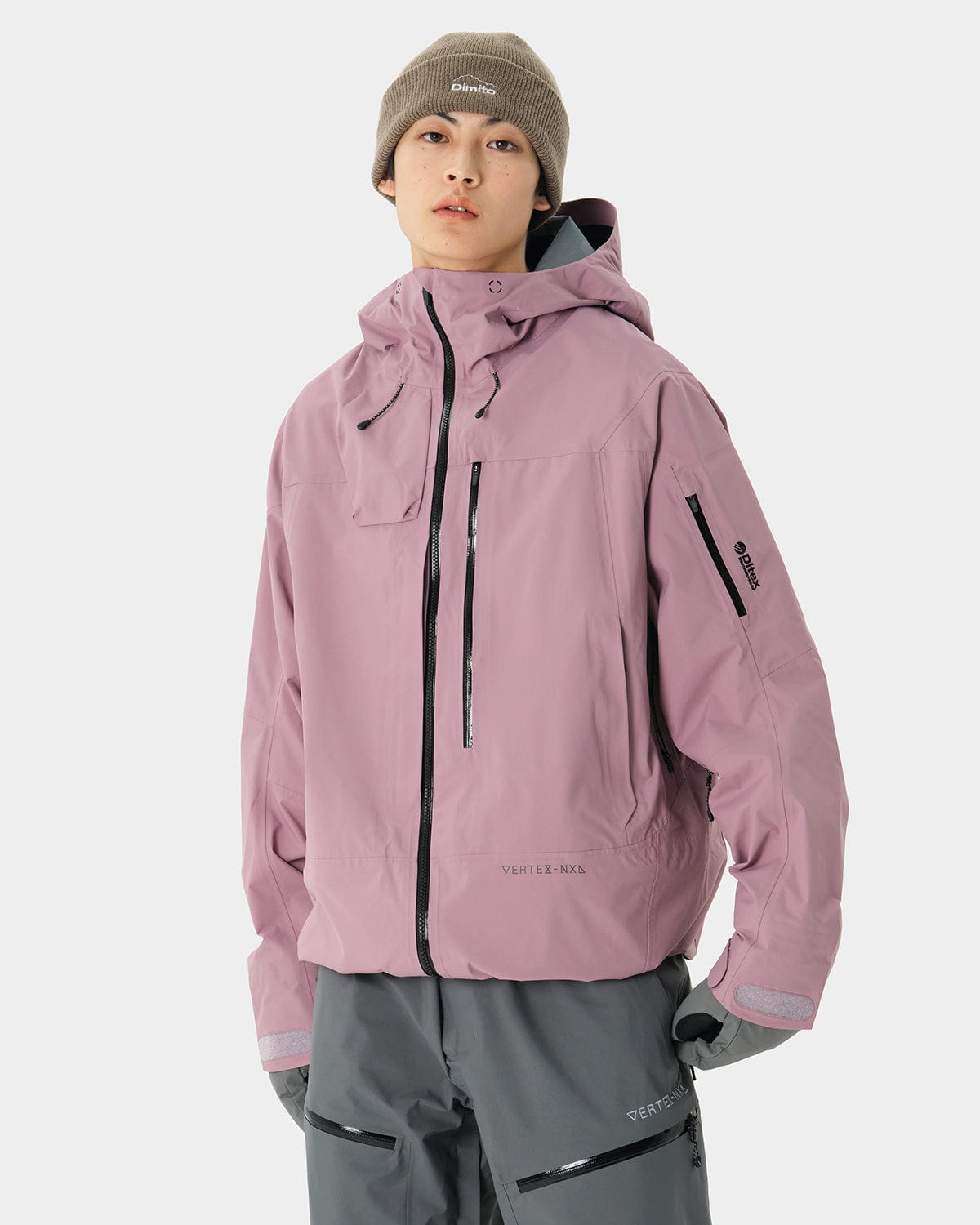 VERT VTX 3L JACKET DUSTY PURPLE