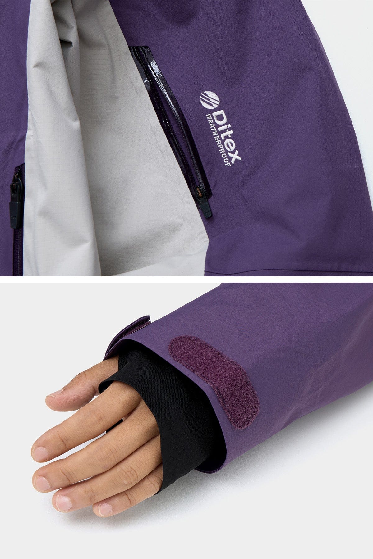 VERT VTX 3L PULLOVER JACKET DEEP GRAPE