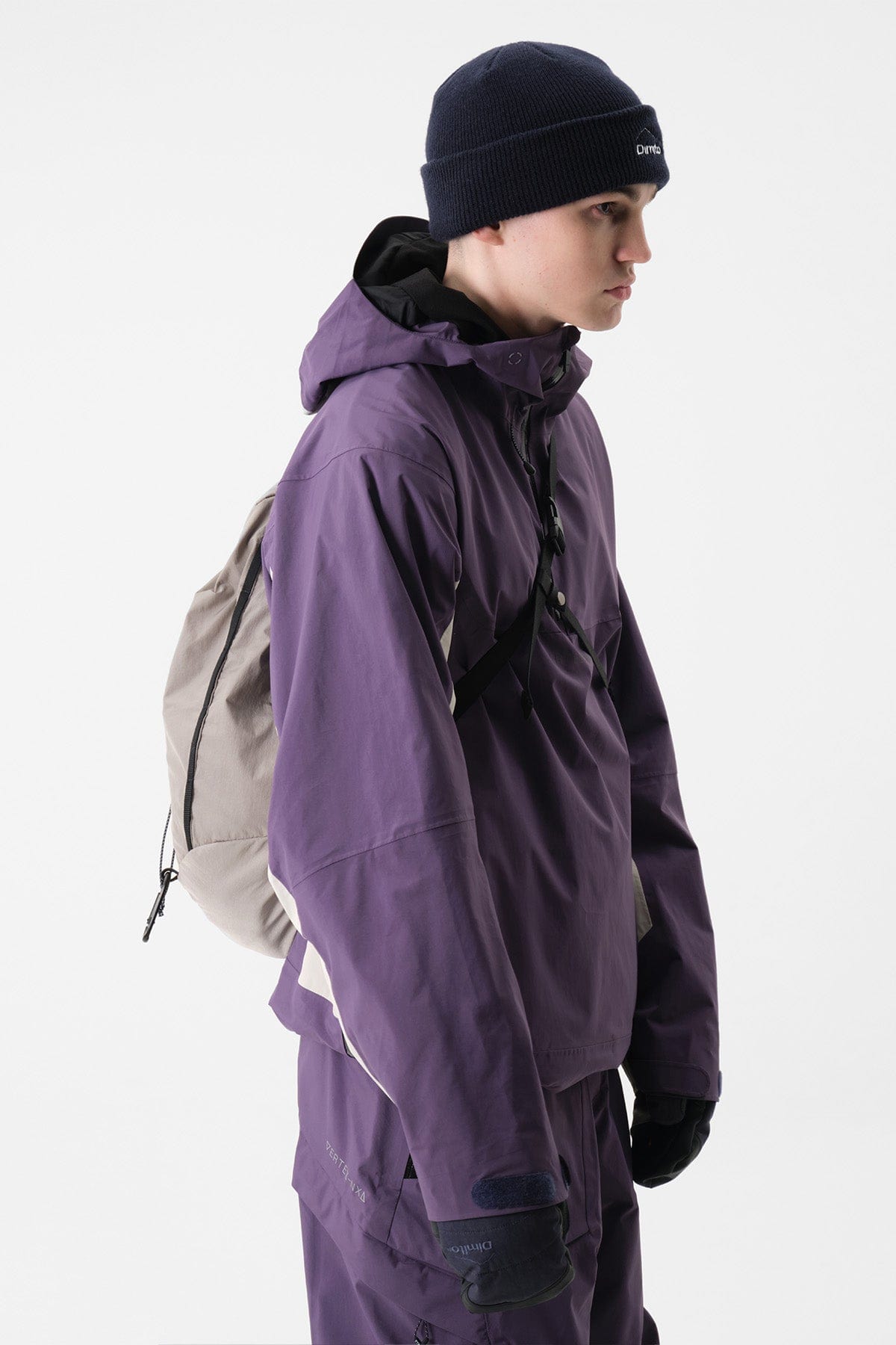 VERT VTX 3L PULLOVER JACKET DEEP GRAPE