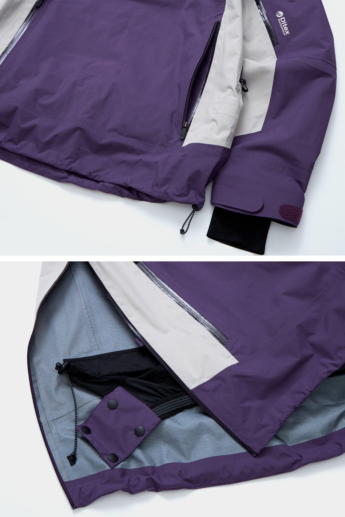 VERT VTX 3L PULLOVER JACKET DEEP GRAPE