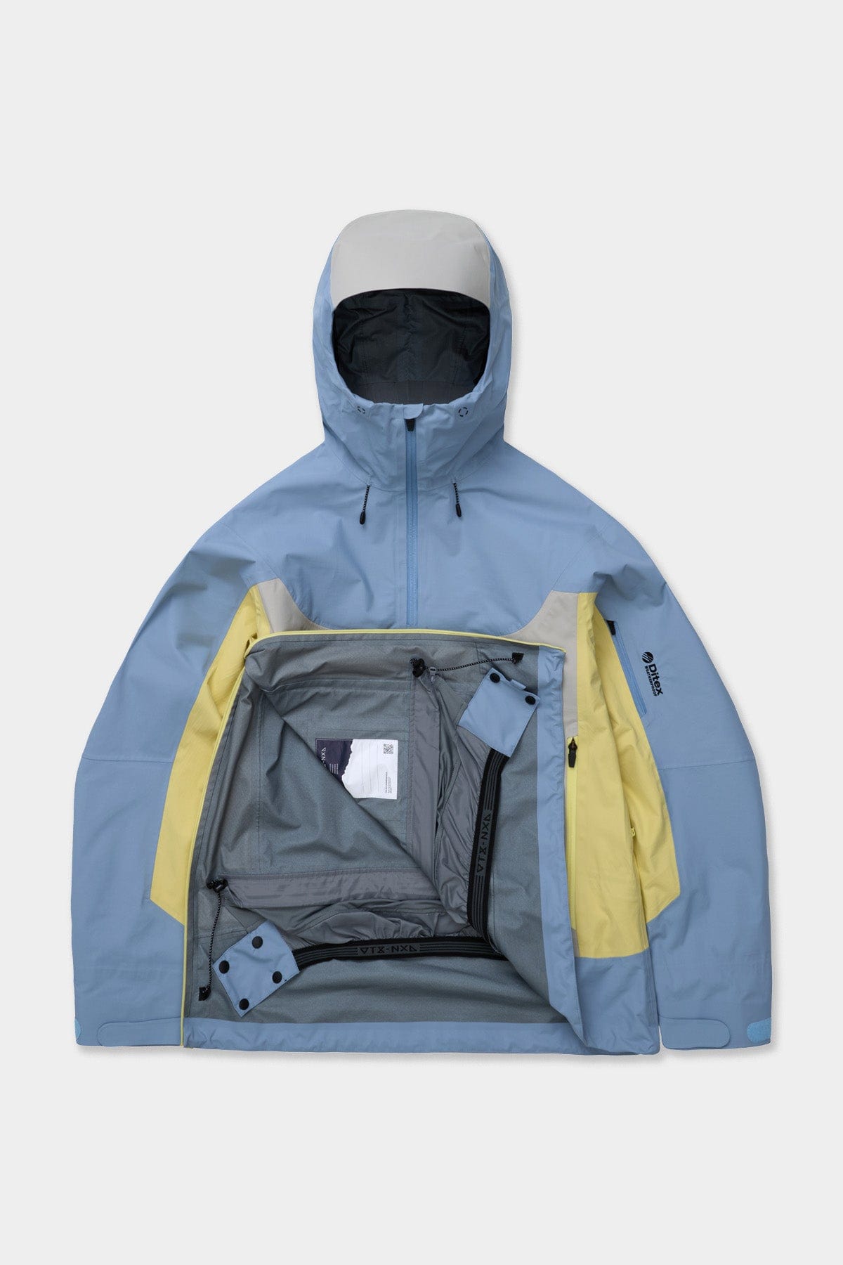 VERT VTX 3L PULLOVER JACKET SLATE BLUE