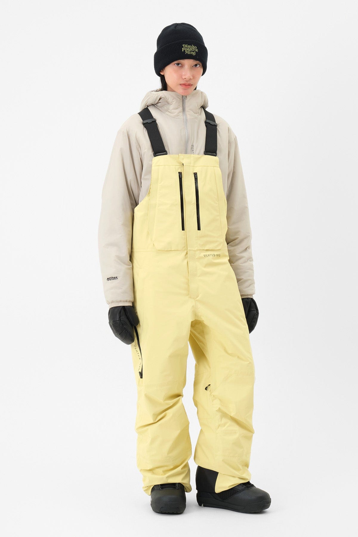 VERT VTX BIB 2L PANTS CREAM YELLOW (Standard fit)