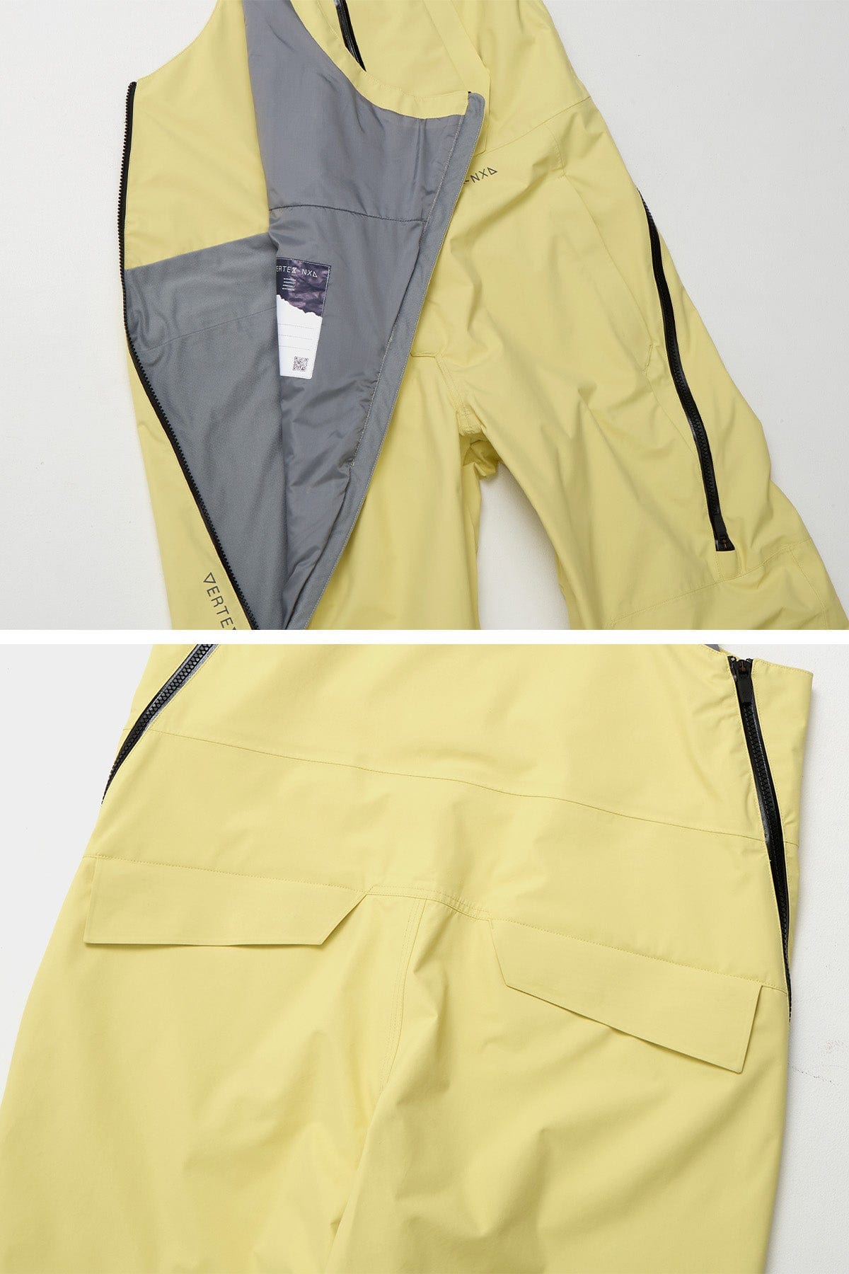 VERT VTX BIB 2L PANTS CREAM YELLOW (Standard fit)