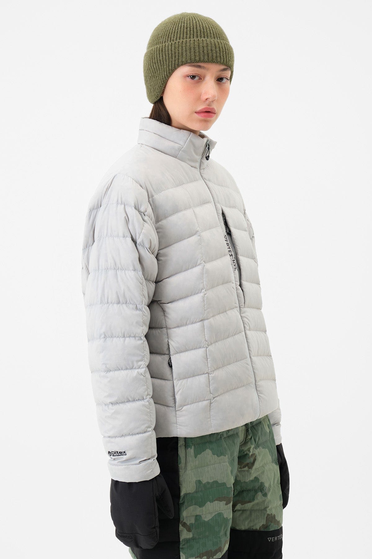 VERT VTX COZY DOWN JACKET MIST GREY