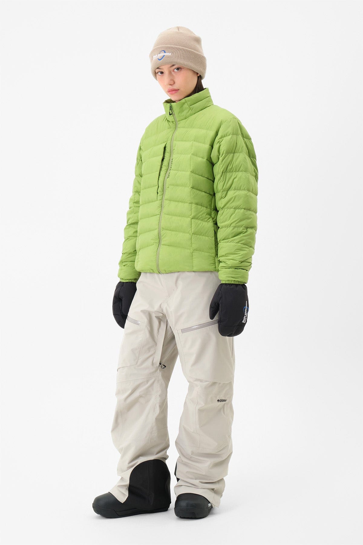 VERT VTX COZY DOWN JACKET OLIVE LIME