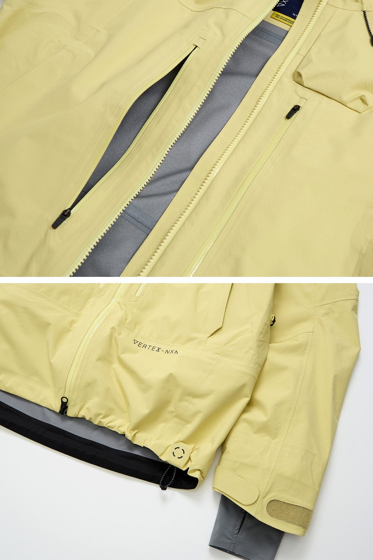 VERT VTX OG 3L JACKET CREAM YELLOW