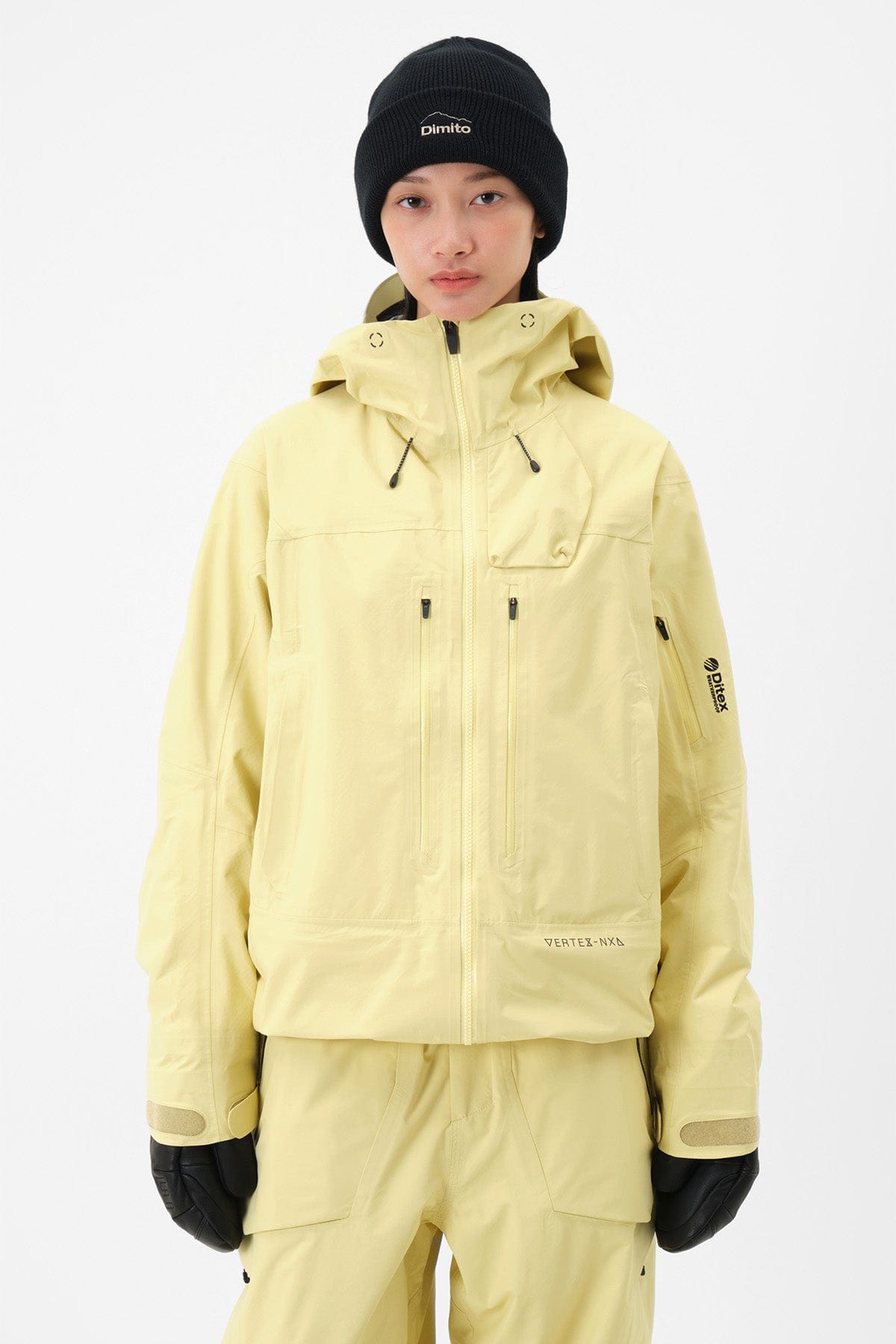 VERT VTX OG 3L JACKET CREAM YELLOW