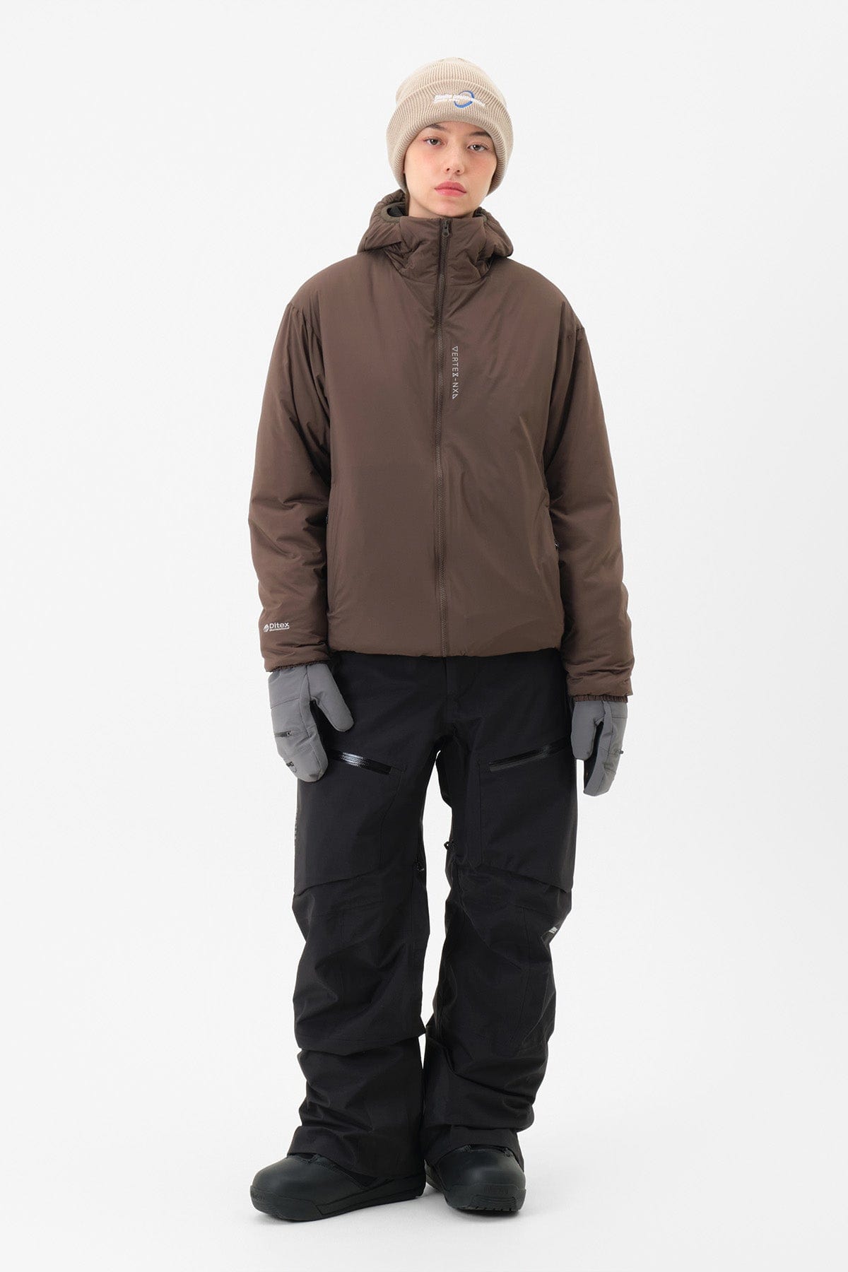 VERT VTX PRIMALOFT JACKET DARK BROWN