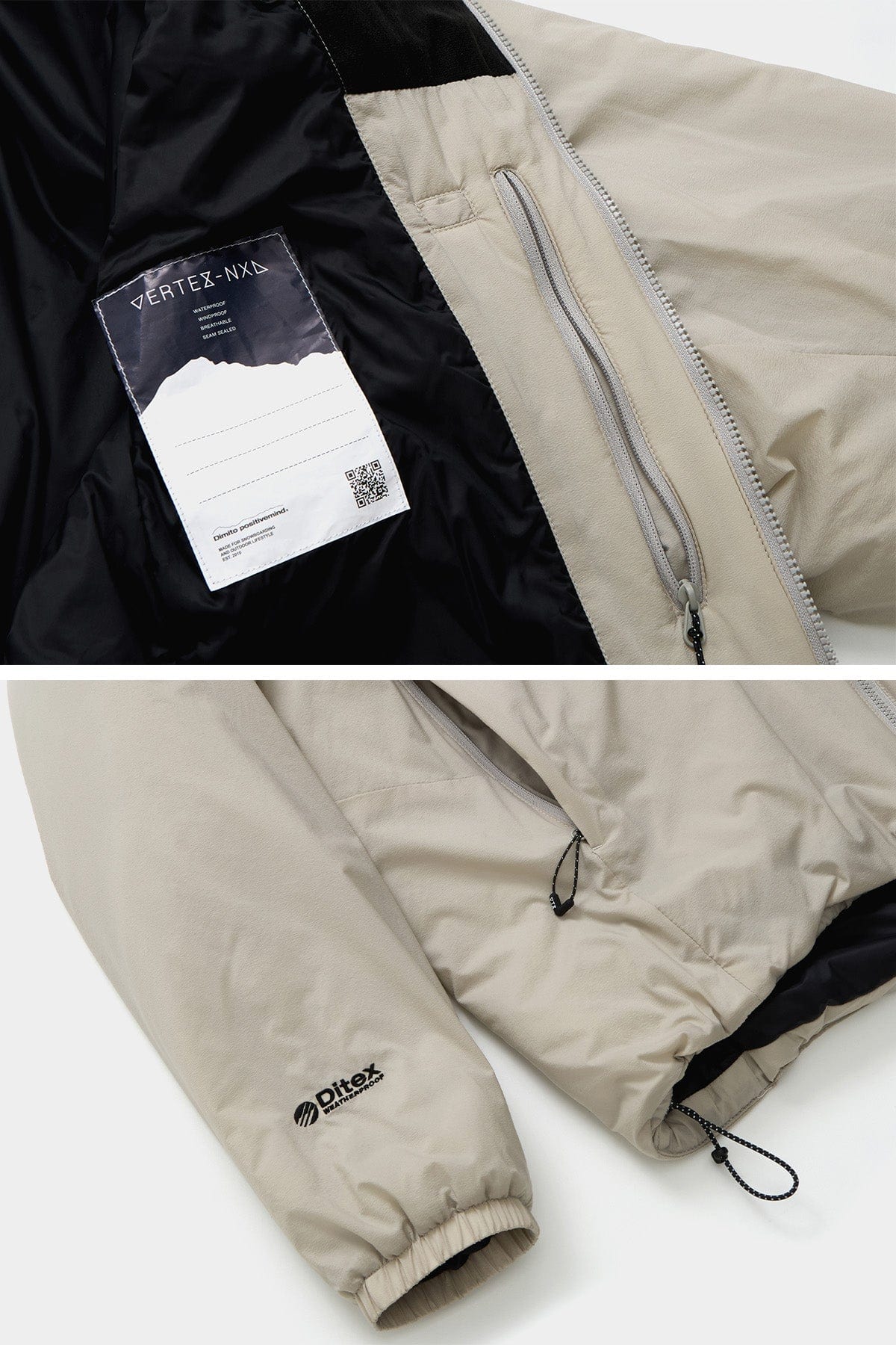 VERT VTX PRIMALOFT JACKET OATMEAL