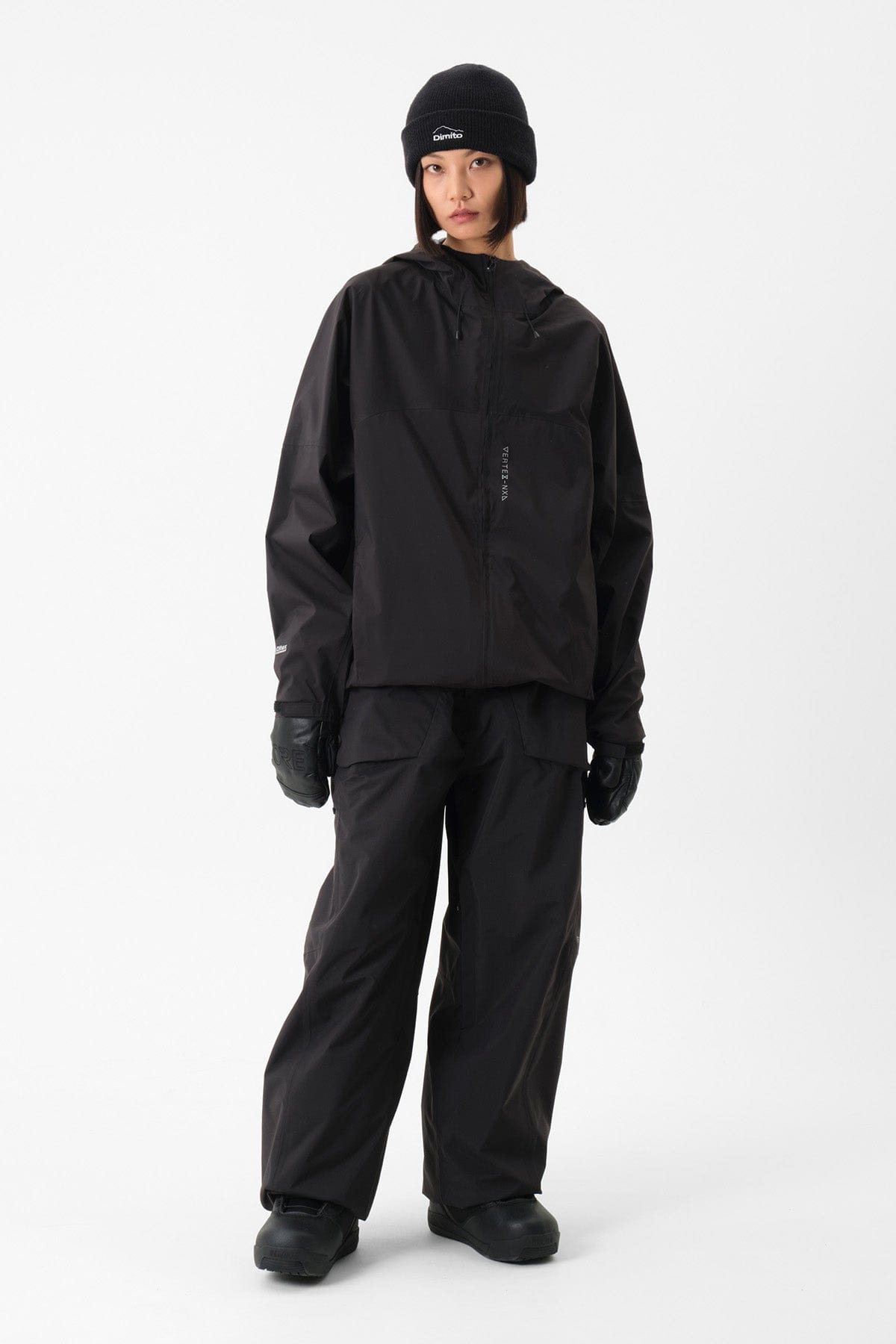 VERT VTX WIND 3L JACKET BLACK