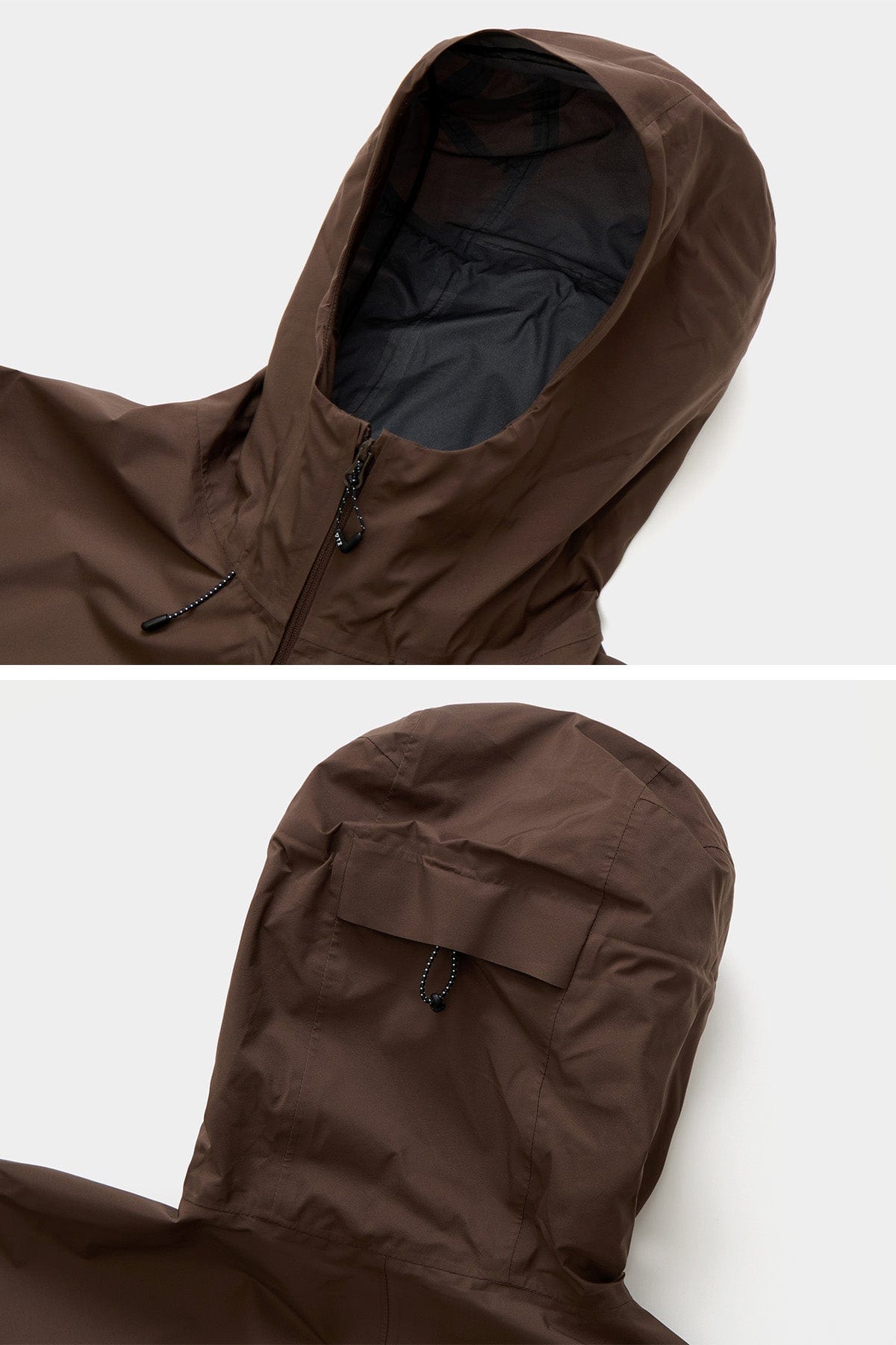 VERT VTX WIND 3L JACKET DARK BROWN