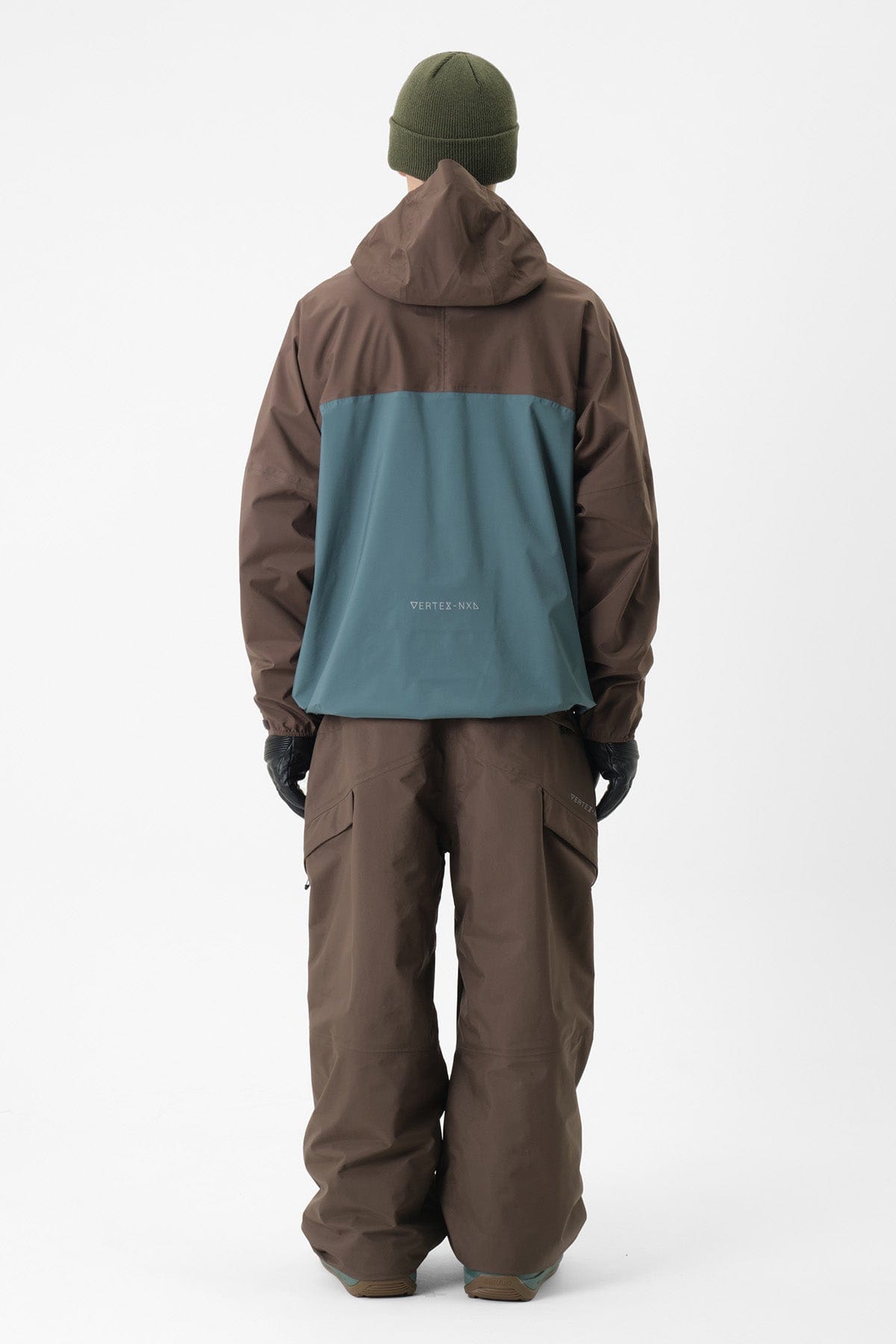 VERT VTX WIND 3L JACKET DARK BROWN