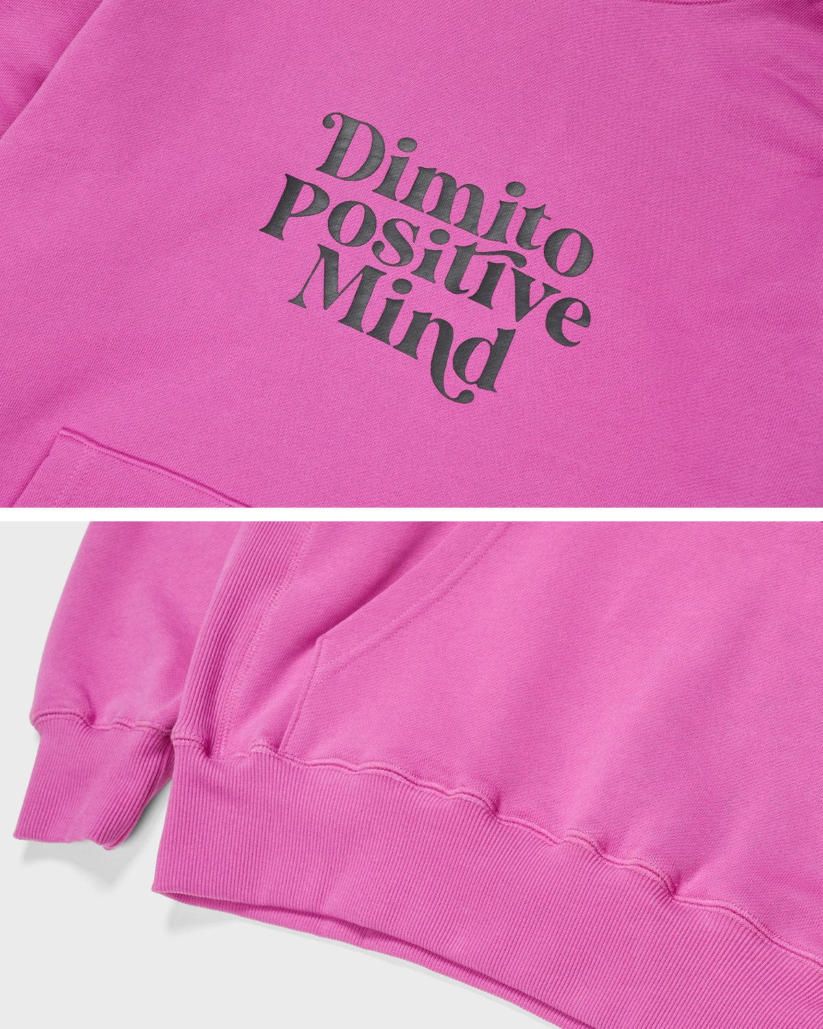 VERT WAVE LOGO HOODIE PINK