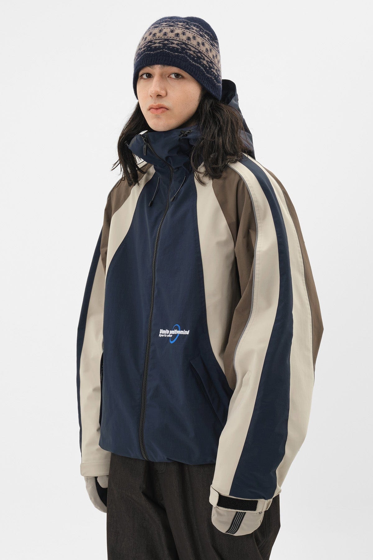 VERT WAVE TRACK JACKET NAVY