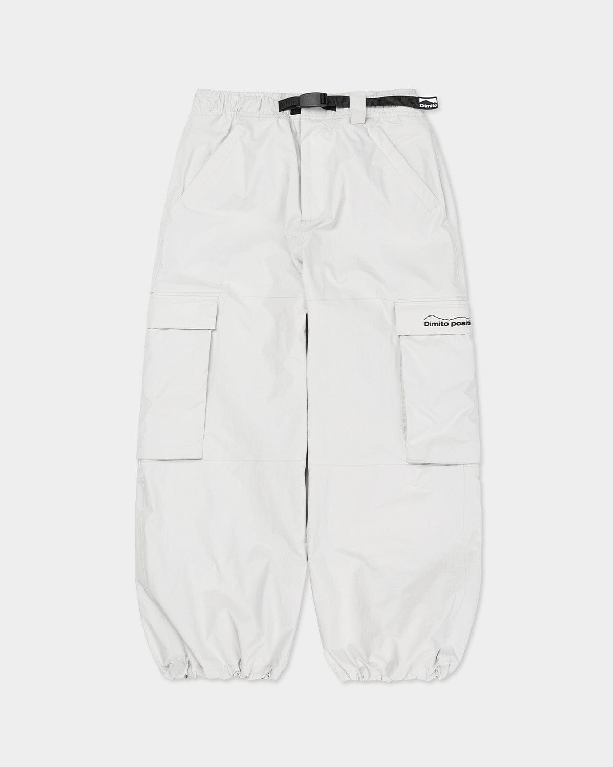 VERT WIDE CARGO PANTS LIGHT GREY (Wide Fit)