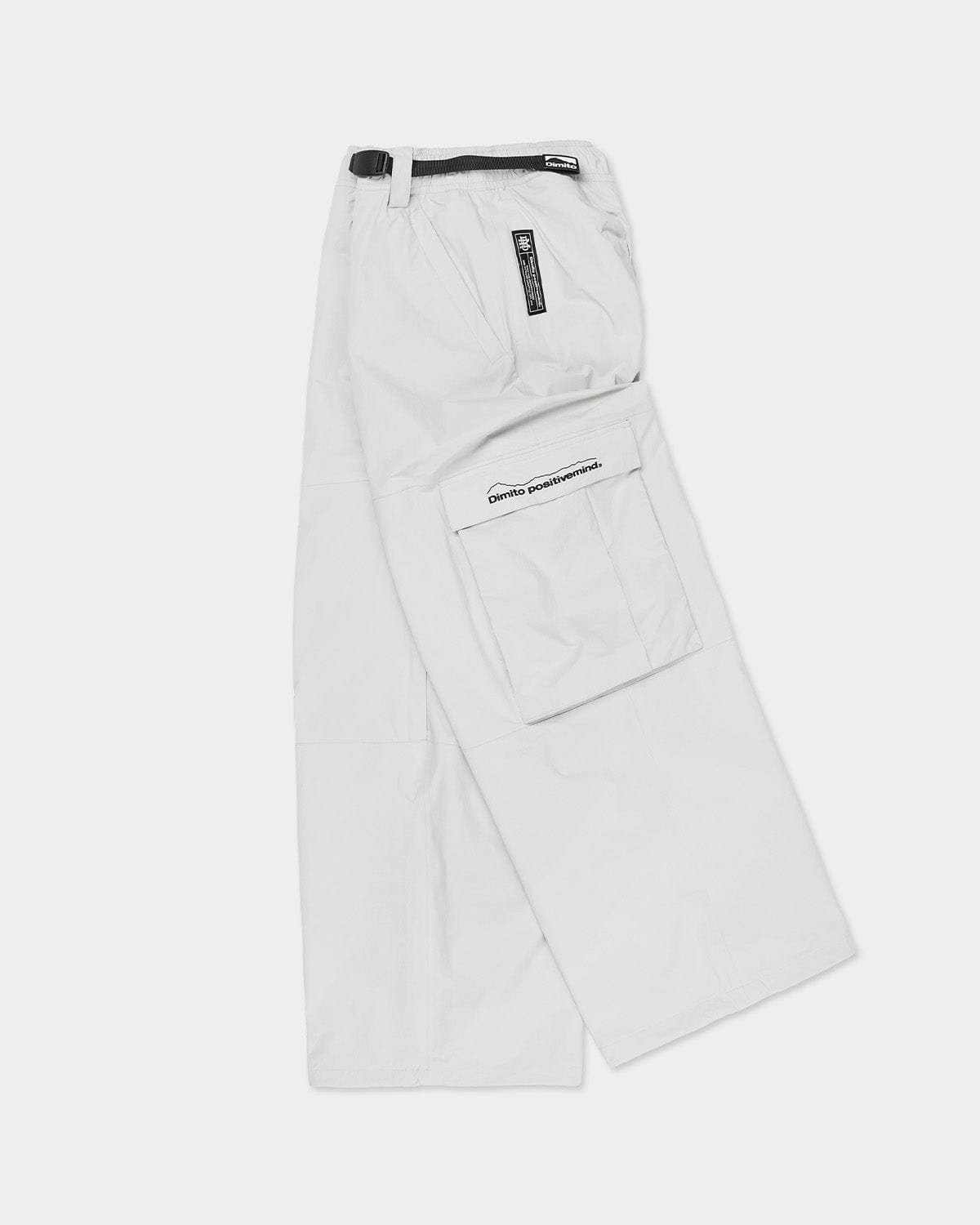 VERT WIDE CARGO PANTS LIGHT GREY (Wide Fit)