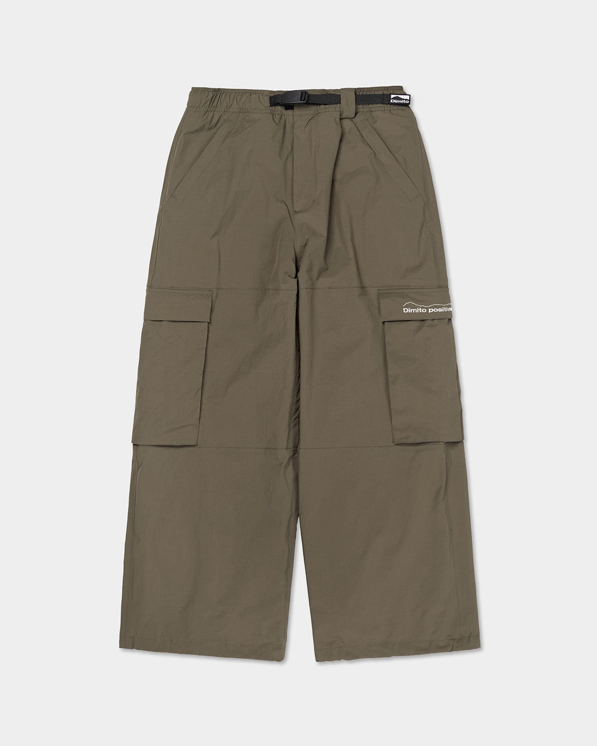 VERT WIDE CARGO PANTS MUD (Wide Fit)