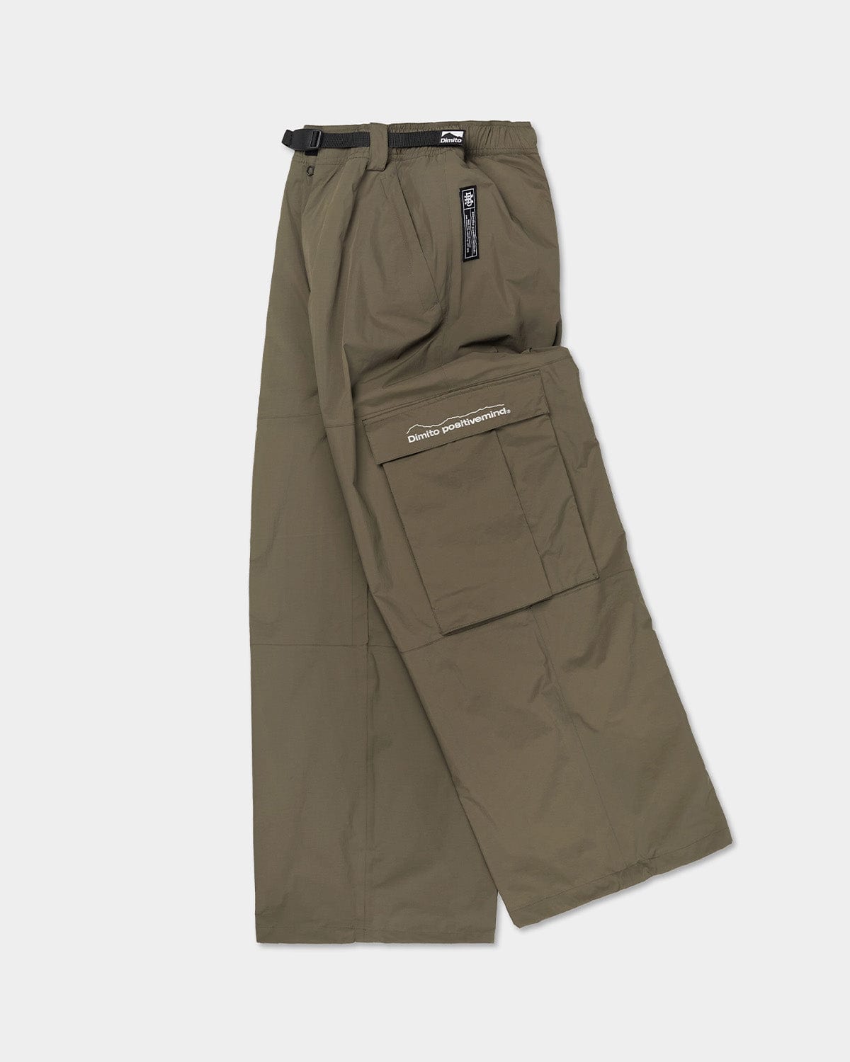 VERT WIDE CARGO PANTS MUD (Wide Fit)