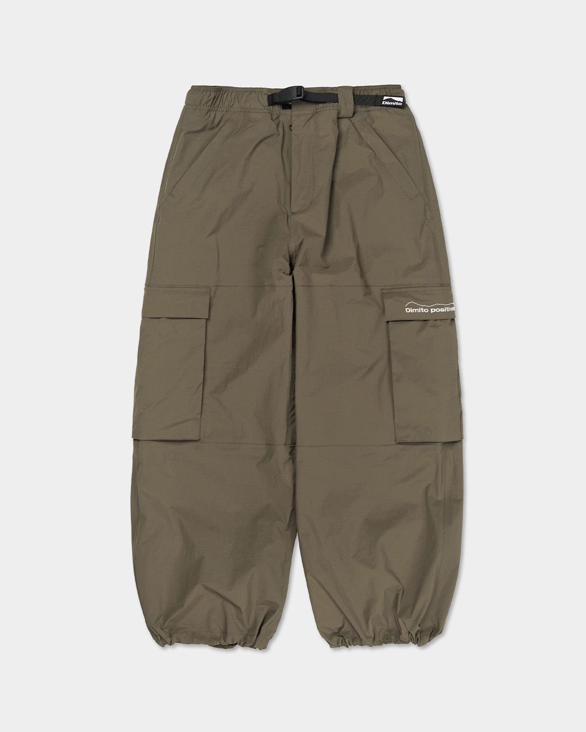 VERT WIDE CARGO PANTS MUD (Wide Fit)