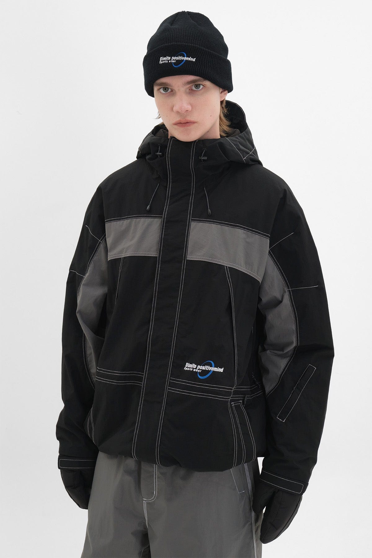 VERT WORKS STITCHED JACKET BLACK