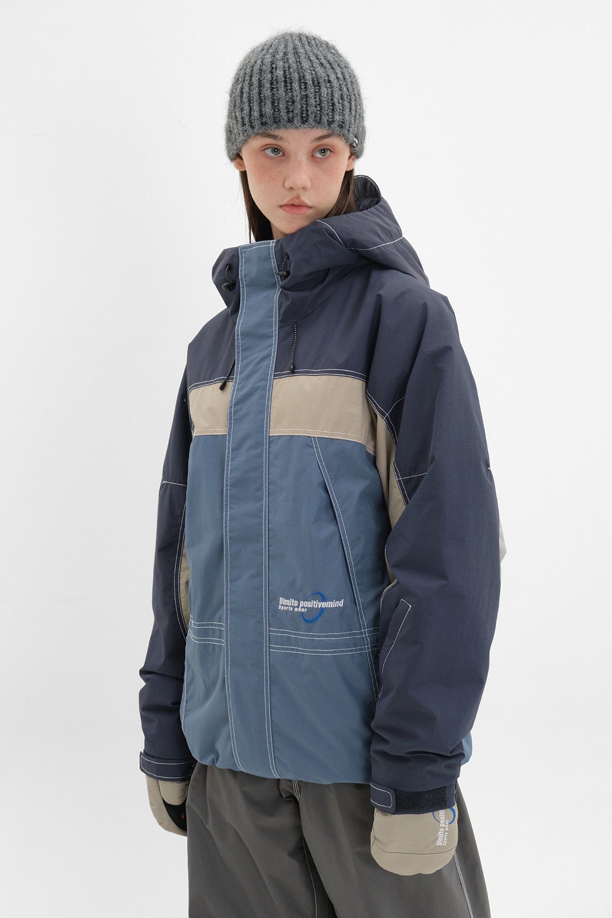 VERT WORKS STITCHED JACKET DEEP BLUE