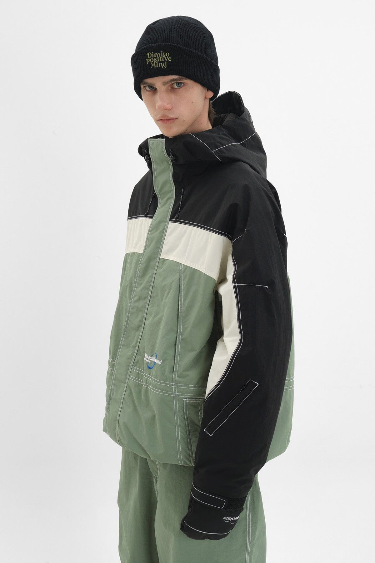 VERT WORKS STITCHED JACKET SAGE GREEN