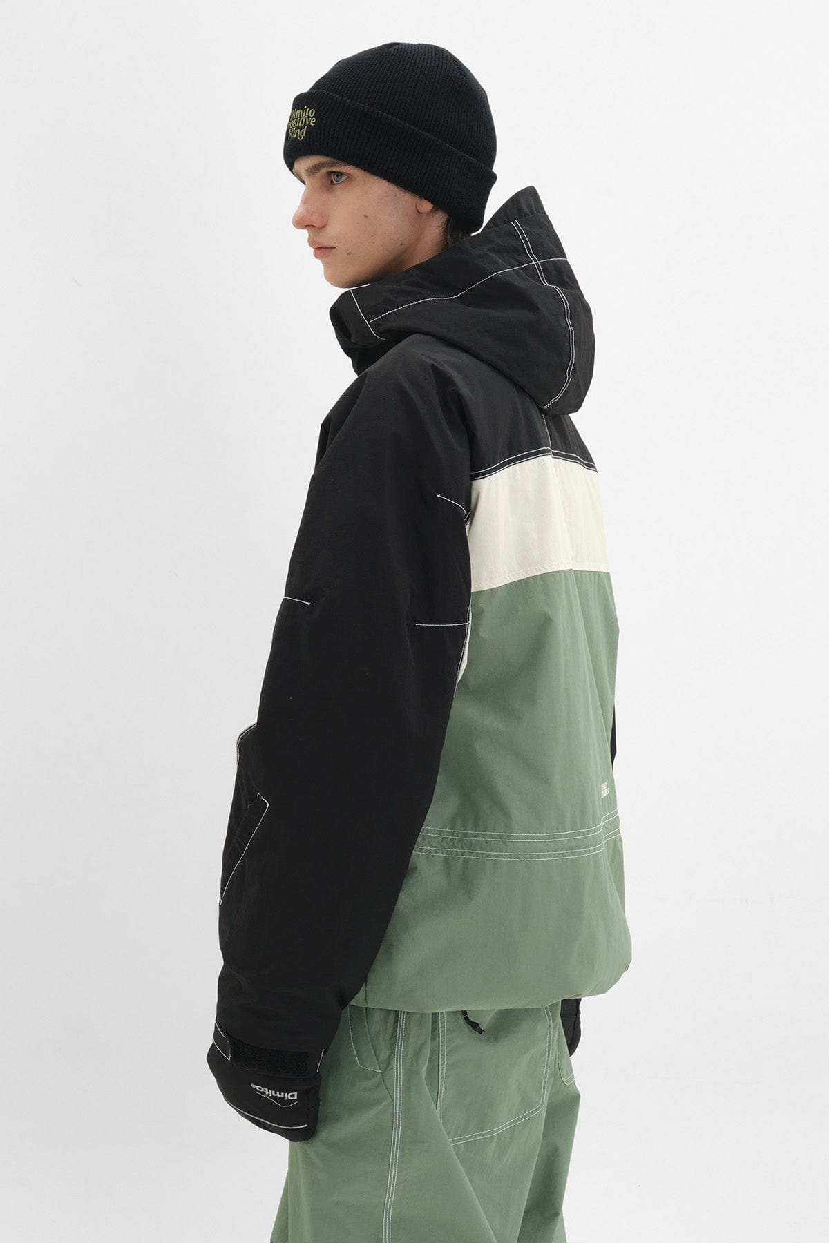 VERT WORKS STITCHED JACKET SAGE GREEN