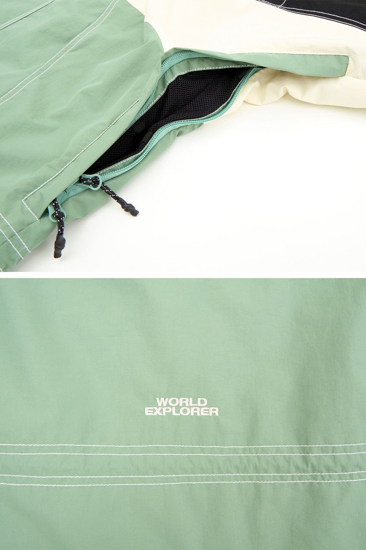 VERT WORKS STITCHED JACKET SAGE GREEN