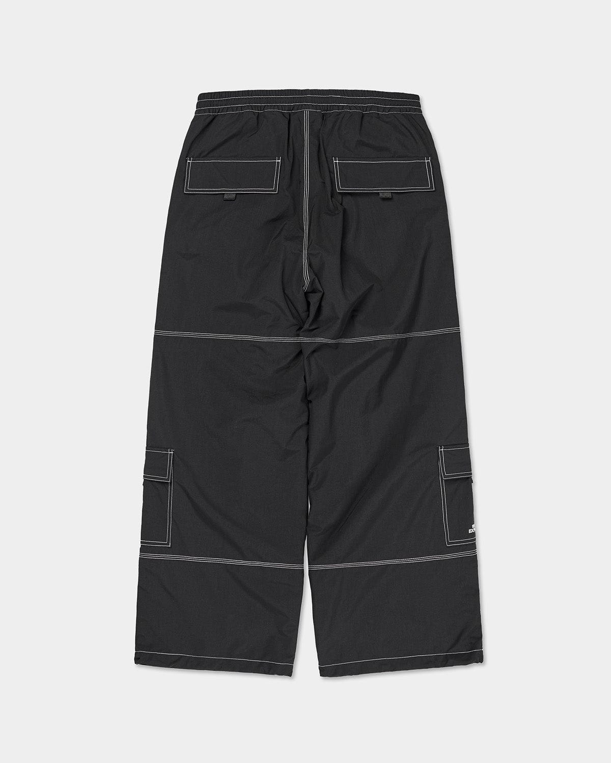 VERT WORKS WIDE PANTS BLACK (Wide Fit)