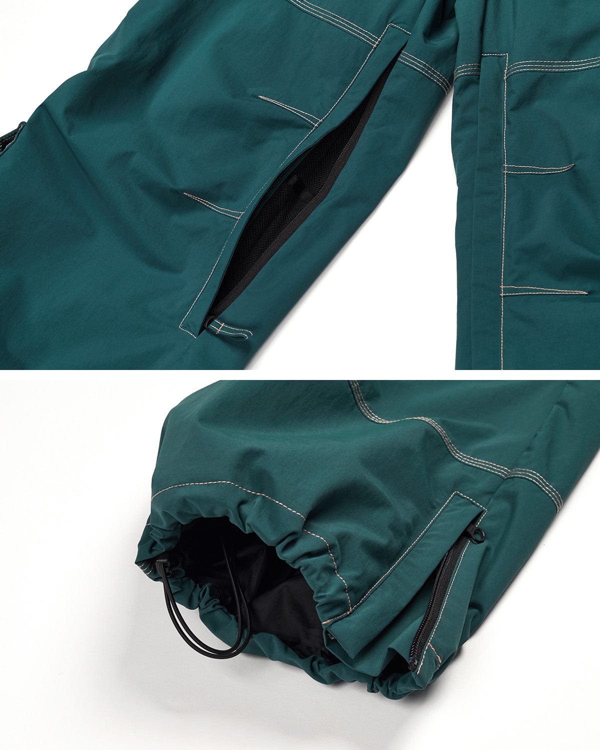 VERT WORKS WIDE PANTS DEEP GREEN (Wide Fit)