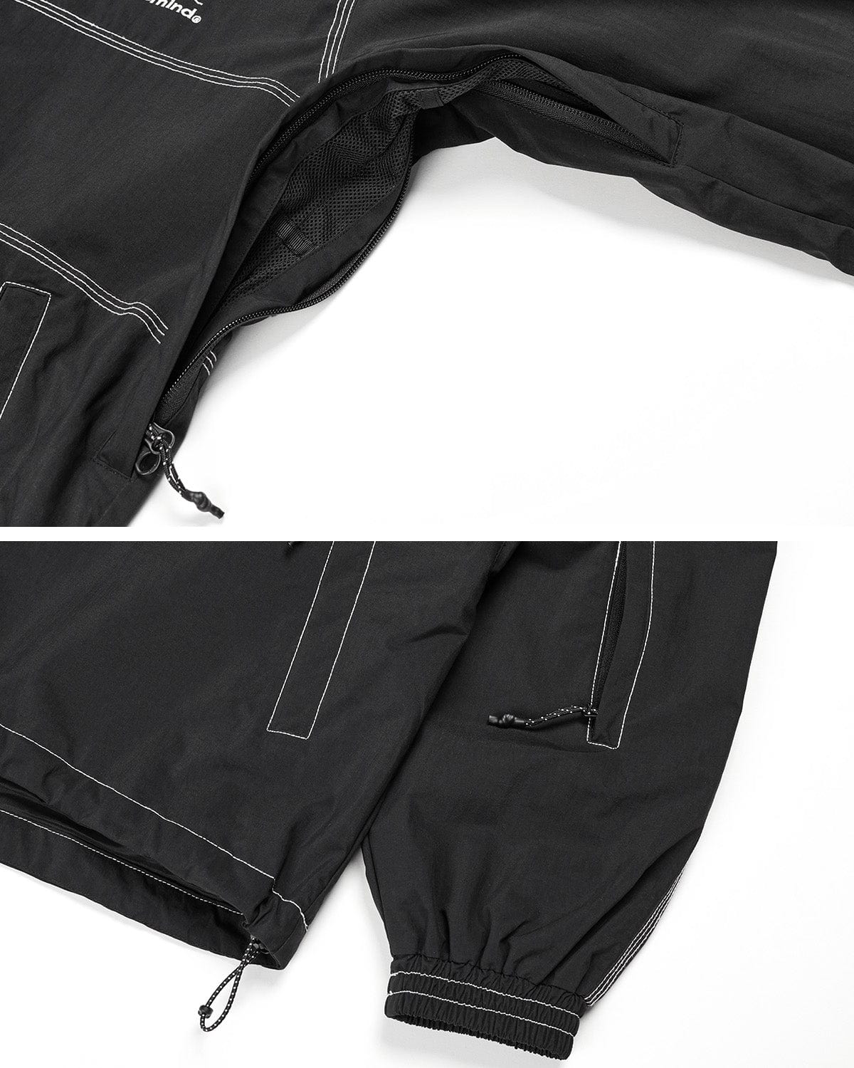 VERT WORKS ZIP JACKET BLACK