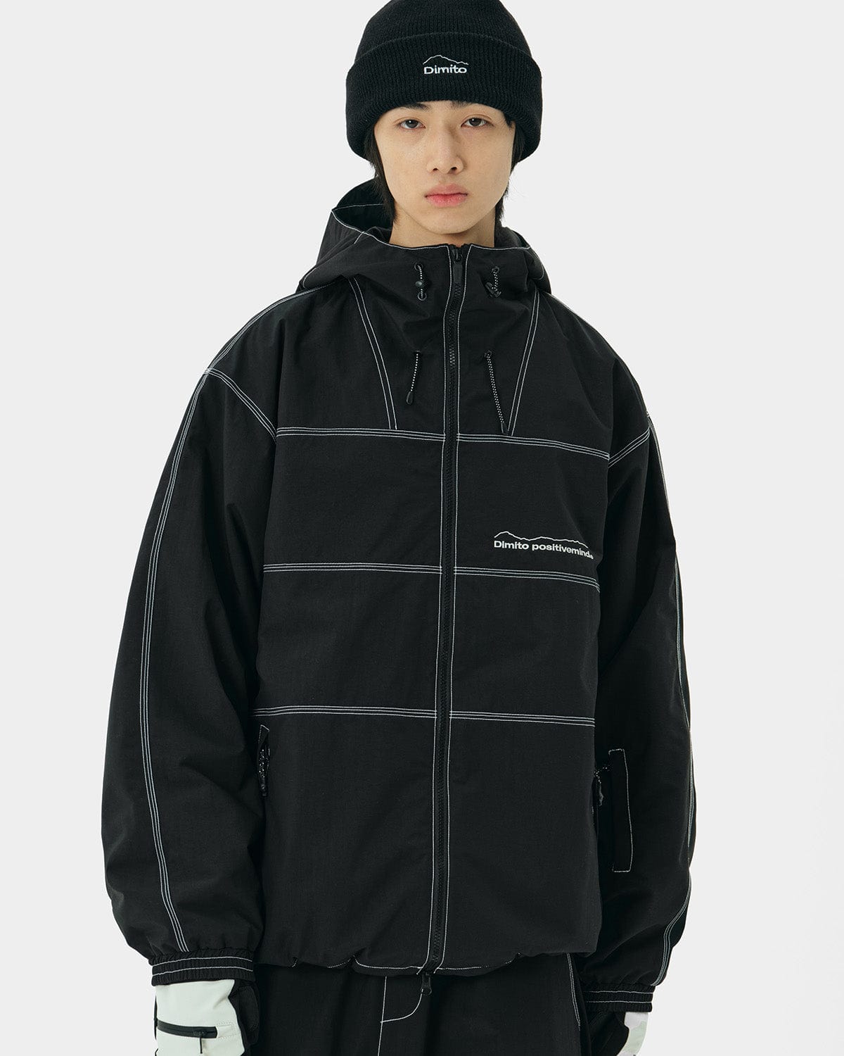 VERT WORKS ZIP JACKET BLACK