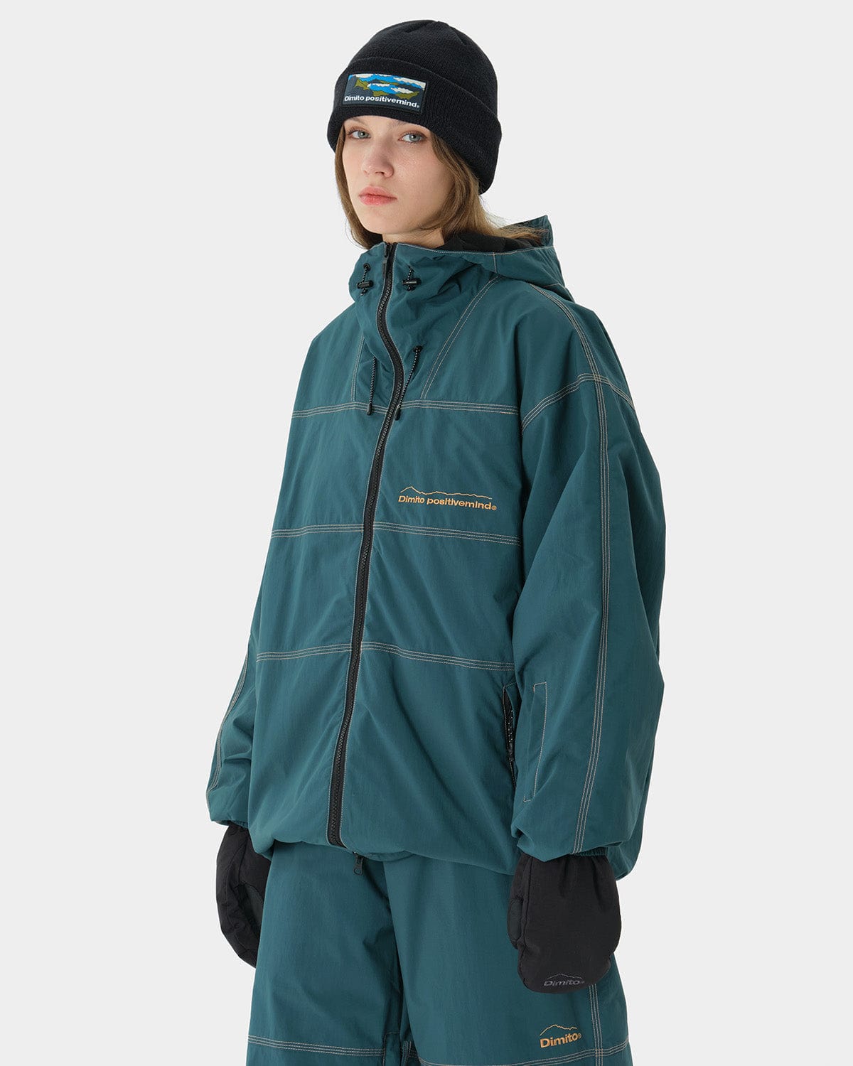 VERT WORKS ZIP JACKET DEEP GREEN