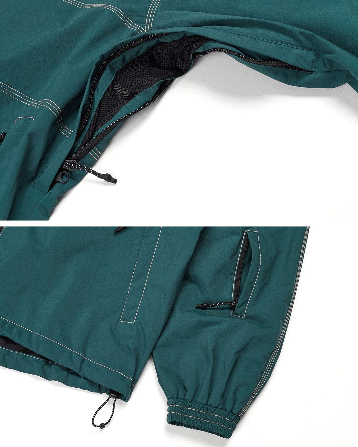 VERT WORKS ZIP JACKET DEEP GREEN