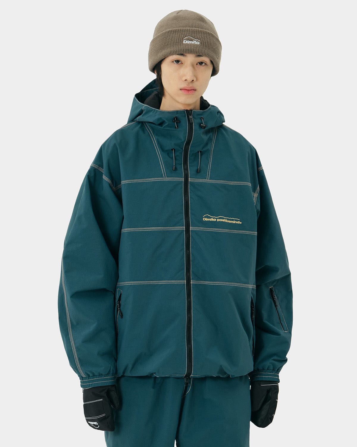 VERT WORKS ZIP JACKET DEEP GREEN