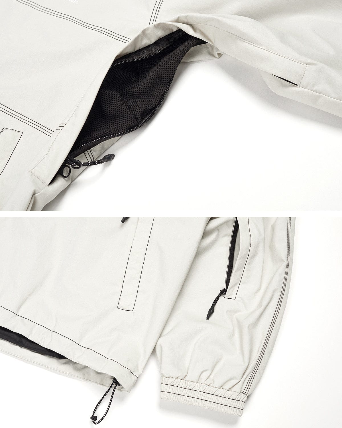 VERT WORKS ZIP JACKET IVORY