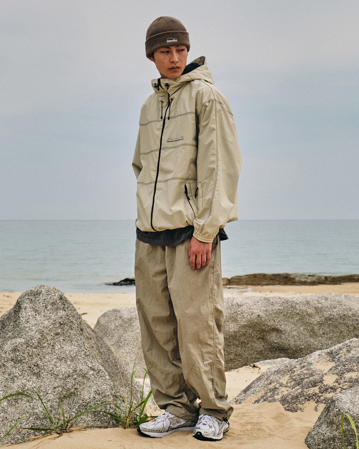 VERT WORKS ZIP JACKET IVORY