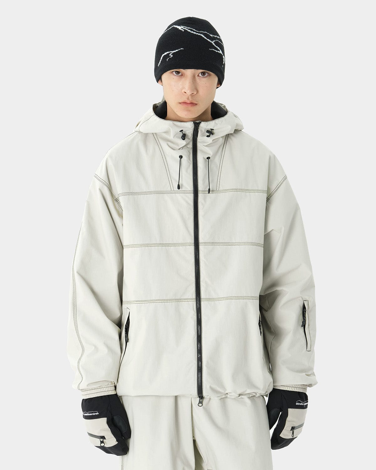 VERT WORKS ZIP JACKET IVORY