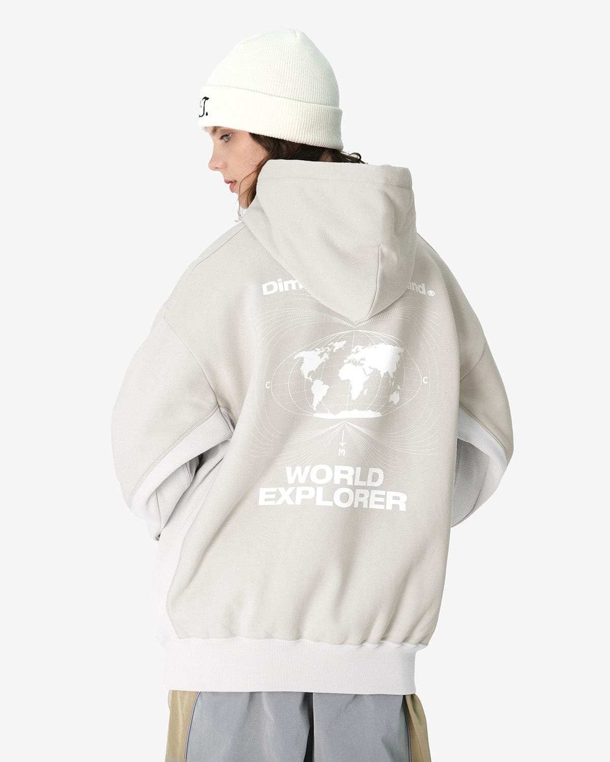 VERT WORLD EP HOODIE CEMENT