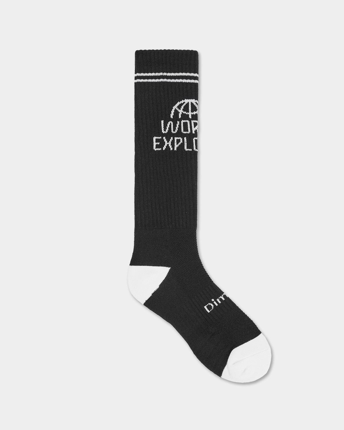 VERT WORLD SPORTS SOCKS BLACK